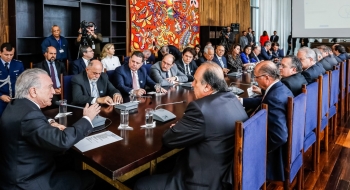 Marconi participa de reunião dos governadores com Temer e diz que reforma da previdência é fundamental